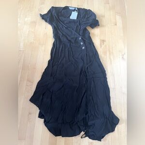 & Other Stories black midi dress
